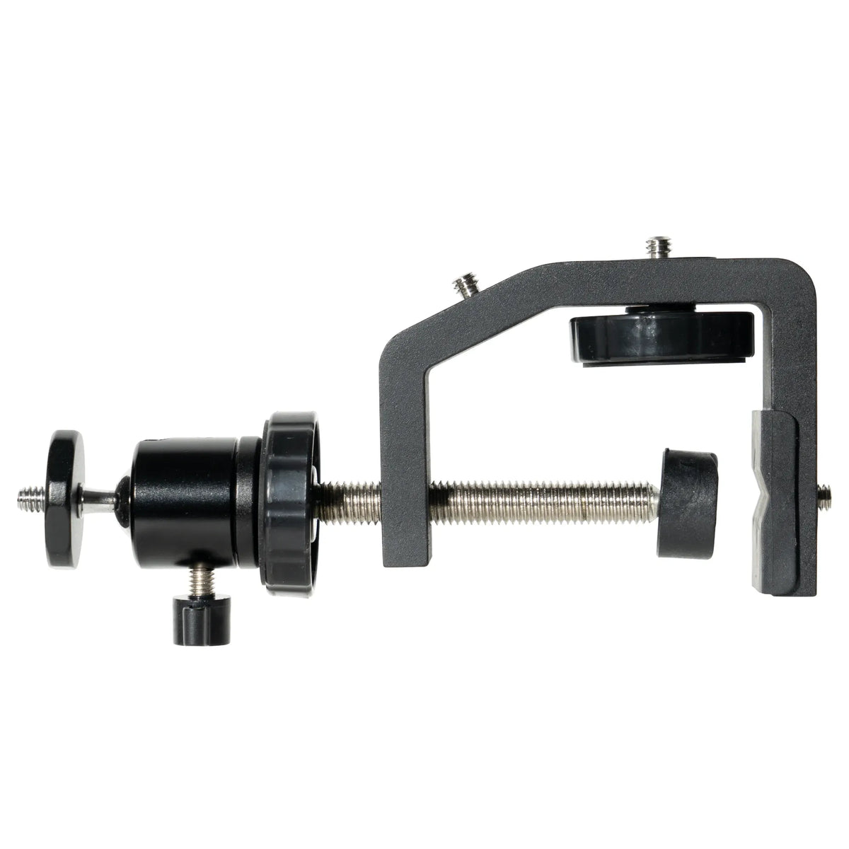 Adjustable clamp mount for GardePro trail camera, designed for secure attachment to posts or flat surfaces in the field.