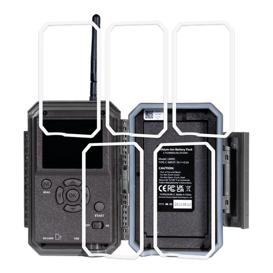 GardePro Rear Case Waterproof Seal Strips