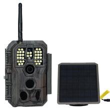 GardePro E8PWF Wi-Fi trail camera kit including external solar panel.