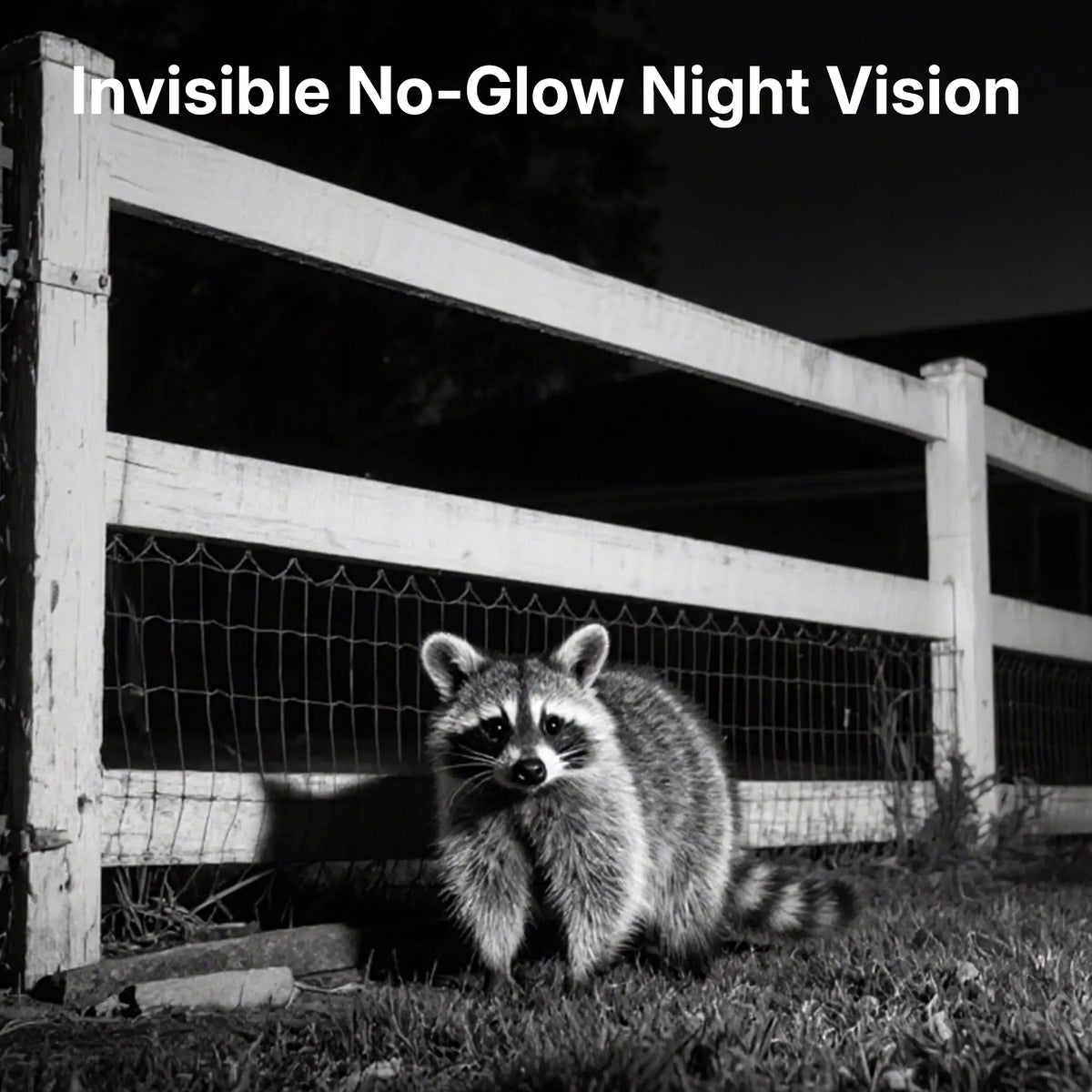 GardePro  WiFi Trail Camera captures raccoon with invisible no-glow night vision for stealthy wildlife monitoring.