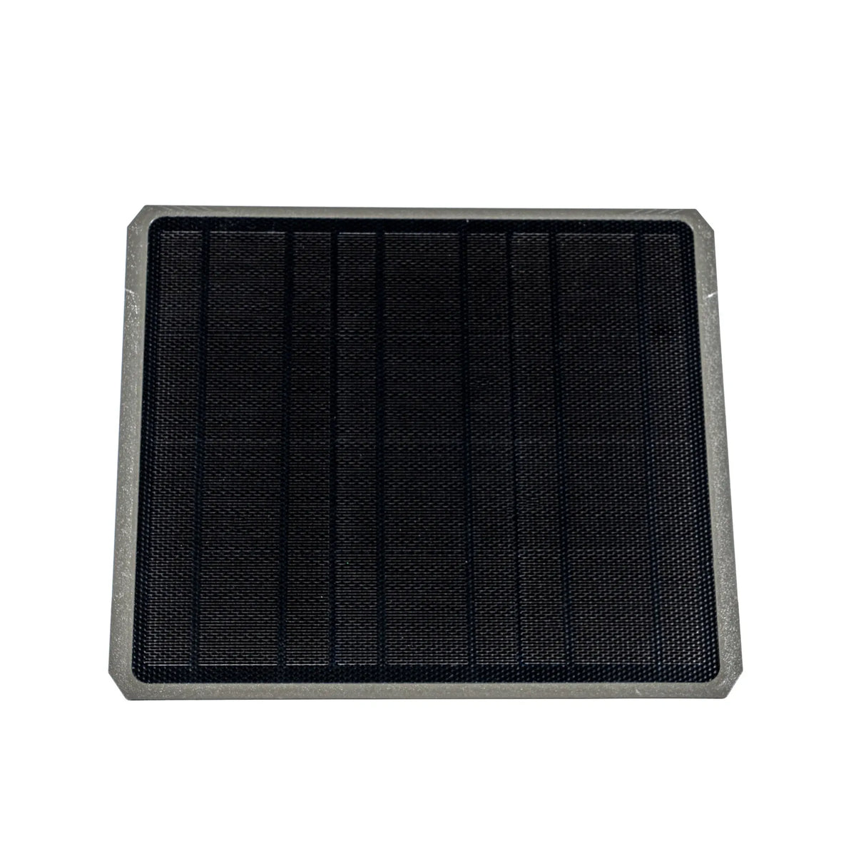 GardePro SP1000 solar panel for trail cameras with durable black surface and rugged frame.