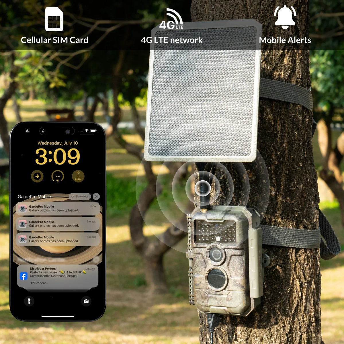 GardePro X20 Cellular Trail Camera All-in-One Bundle - GardePro