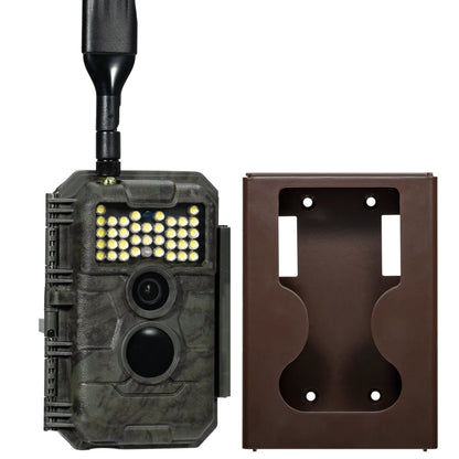 GardePro X20WF cellular trail camera with a protective security box, designed for anti-theft and rugged outdoor use