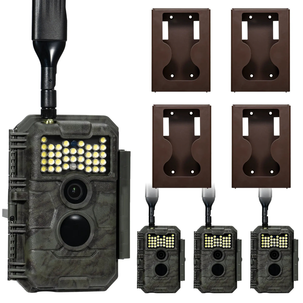 GardePro X20WF Cellular Trail Camera 4-Pack - GardePro