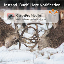 GardePro X60P Live Max trail camera with instant motion alerts for hunting and security
