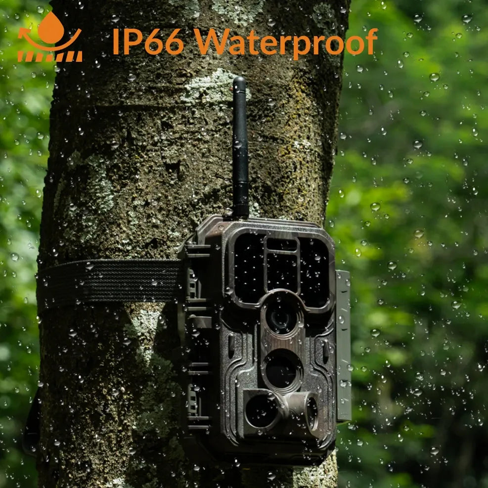 GardePro E9 Wi-Fi trail camera is waterproof, ensuring reliable performance in any weather, making it the best Wi-Fi trail camera for outdoor use.