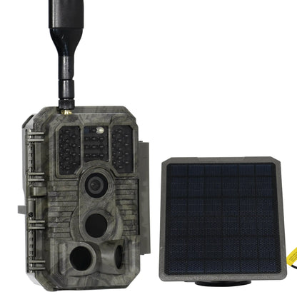 GardePro X60P cellular trail camera kit with external solar panel power supply.