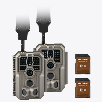 <tc>GardePro</tc> X66 3.0 Pro 4K KI-Wildkamera mit Mobilfunk