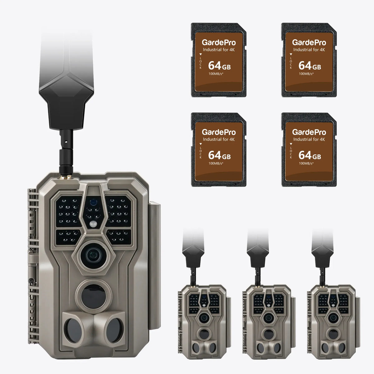 <tc>GardePro</tc> X66 3.0 Pro 4K KI-Wildkamera mit Mobilfunk